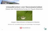 Umweltrisiken von Nanomaterialien - Bremen...E/Z-Isomerism Rotational freedom Steric hindrance no rotational freedom Tautomerism Bond types Functional groups pKa-Value Transformation