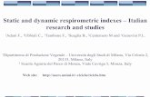 Static and dynamic respirometric indexes...Static and dynamic respirometric indexes Œ Italian research and studies 1Adani F., 1Ubbiali C., 1Tambone F., 1Scaglia B., 2Centemero M and