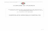 COMUNE DI VICENZA · 2013-11-07 · Comune di Vicenza, procedura aperta per l'affidamento del servizio di connettività tramite fibra spenta delle principali sedi comunali e della