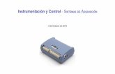 Instrumentación y Control - Sistemas de Adquisicionmaterias.df.uba.ar/instru2018c2/files/2018/10/presentacionDaq.pdf · Fuentes de ruido Tipos de ruido I Ruido térmico (Johnson):