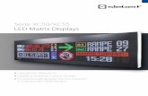 Serie XC50/XC55 LED Matrix Displays - Siebert Group XC50... · 2019-12-06 · Die LED-Matrix zeichnet sich durch hohe Leuchtkraft, Langlebigkeit und einen grossen Ablesewinkel aus.