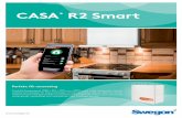 CASA R2 Smart - Swegon · 2019-10-16 · CASA ® R2 Smart Perfekt för renovering Kryddhylleaggregat (598 x 315 x 700 mm, Ø125 mm) med roterande värme-växlare som passar för köksmontage