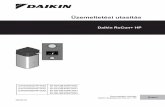 Üzemeltetési utasítás - Daikin · 2020-01-11 · 1 Általános biztonsági óvintézkedés Üzemeltetési utasítás 6 Daikin RoCon+ HP Daikin Szabályozó RoCon+ HP 008.1444236_01