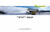 TF10 - Folder3 4 5 2 1 La turbina con motor interno de 1500 rpm hace la máquina menos sensible a las vibraciones y reduce las emisiones de ruido. 2 La corona de boquillas cuenta con