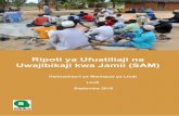 Ripoti ya Ufuatiliaji na Uwajibikaji kwa Jamii (SAM) report 2016pg.pdfMkataba wa Banjul (Afrika) na Mkataba wa Kimataifa wa haki za kiuchumi, kijamii na kiutamaduni unaofa- ... wa