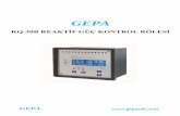 GEPA RQ-30B Reaktif Güç Kontrol Rölesigepaelk.com/images/documents/tr/gepa-rq30b-reaktif... · Kondansatör ve Reaktör Değerlerini Öğrenme Çeşitleri ... gerilim, aktif güç,