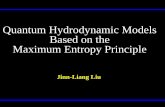 Quantum Hydrodynamic Models Based on the Maximum Entropy ... · Semiconductor A semiconductor is a material that can behave as a conductor or an insulator depending on what is done