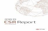 GRI Standards Index · 2019-06-10 · 2018-19 CSR Report Hanmi Overview 기업명 한미약품주식회사 대표이사 우종수·권세창 설립일 1973년 6월 15일(분할일