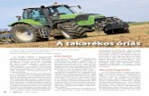 gépbemutató - Dorker - Dorker Főoldal 2013-08 (040 dlz).pdf42 m3-es billenős kocsival vagy egy 19,5 m3-es tartálykocsival). A TTV 630 az eddigi legkisebb fogyasz-tású traktorunk.