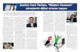 Austria Card Türkiye, “Müşteri Kazanım” süreçlerini ...burakbilge.com/images/press/14.pdfmasındaki en önemli süreçlerini “hesap açma” ve “müşteri kazanım”