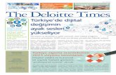 Sayfa 3 Sayfa 6 Sayfa 8 The Deloitte Times...Birinci çeyrek sonrası için ise büyüme göstergeleri –başta 50’nin altına düşen imalat PMI Endeksi gibi– yavaşlamaya işaret
