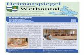 Heimatspiegel Schönburg Wethautal Wethau …...Heimatspiegel Wethautal 2 · Nr. 21/2014 Ja wir sind mit dem Radl´ da Es war ein notwendiger, aber zugleich auch ein willkommener Rad-Stop,