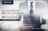 LEADERSHIP DEVELOPMENT MANAGER · 2018-08-02 · LEADERSHIP DEVELOPMENT การพัฒนาภาวะผู นำสำหรับผู จัดการ for MANAGER 02-210-0006-7
