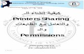 Printers Sharing - University of Technology, Iraq| Page ﻮه اﺬهو ﻻ وأ ﺔﻌﺑﺎﻄﻟا ﻩﺬه ﻰﻠﻋ اﻮﻌﺒﻄﻳ نﺄﺑ ىﺮﺧﻷا تﺎﺒﺳﺎﺤﻠﻟ