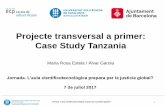 Projecte transversal a primer: Case Study Tanzania...Objecte del treball: Aplicació d'eines de càlcul per resoldre el problema. Elements teòrics: Teorema de la funció implícita