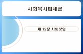 사회복지법제론 - contents.kocw.netcontents.kocw.net/KOCW/document/2015/seowon/chowoohong/12.pdf · 며, 이제도들은공무원연금법, 군인연금법및 사립학교교직원연금법이라는특별법의적용을