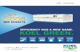 4- KG 160-250 kVA - koelgreen.com · 160 ‐ 250 kVA 42 Notes ^ Tolerances Apply *With 0.845 Speciﬁc Gravity of diesel ( 5 % Tolerance ) These weight are for handling & transportaon