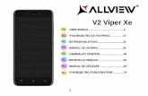 V2 Viper Xe - Allview · 10 Back 10 назад 10 Zurück 10 Espalda 11 Home/ Fingerprint sensor 11 ... 1 Bekapcsoló gomb 1 Przycisk zasilania 1 Buton pornire 1 Кнопка включения