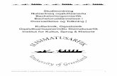 Oversættelse og Tolkning 2016 - University of Greenland · 2016-08-23 · 4. Formål Uddannelsens formål er at kvaliﬁcere de studerende til, med baggrund i teoretisk viden og