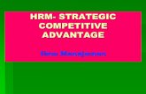 HRM- STRATEGIC COMPETITIVE ADVANTAGE · 2018-12-05 · MODEL RESOURCE-BASED VIEW, RBV Adalah pendekatan yang memfokuskan pada pengembangan atau perolehan sumber daya (resources) dan