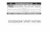 EKADASHI VRAT KATHA - Web Stock...Visit Dwarkadheeshvastu.com For FREE Vastu Consultancy, Music, Epics, Devotional Videos Educational Books, Educational Videos, Wallpapers All Music