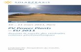 Assurer le succès des centrales solaires photovoltaïques EU 2011 Program.pdf · Programme 10 – 11 mars 2011, Paris PV Power Plants – EU 2011 Assurer le succès des centrales