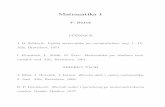 Matematika 1 - uniba.sksophia.dtp.fmph.uniba.sk/~balek/matd.pdf · B. P. Demidovič: Sbornik zadač i upražnenij po matematičeskomu analizu. Nauka, Moskva, 1977. 1. Deﬁnícia