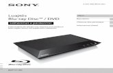 Luajtës Blu-ray Disc™ / DVDdownload.sony-europe.com/pub/manuals/eu/4442380412_AL.pdfBDP-S1100 4-442-380-41(2) (AL)Luajtës Blu-ray Disc / DVD Udhëzimet e përdorimit Faleminderit