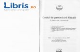 Codul de procedurd fiscald - Libris.rocdn4.libris.ro/userdocspdf/814/Codul de procedura fiscala...Codul de procedurd fiscald(in vigoare de la 1 ianuarie 2016)r Reglementdri anterioareI