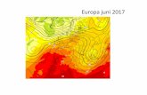 Europa juni2017 · Klimaatakkoord van Parijs: -Max 2°C opwarming (“well below”; 1.5°C nastreven)-Landen helpen elkaar de gevolgen van klimaatverandering te weerstaan (capacitybuilding