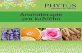Aromaterapie pro každého - Phytos · 2017-11-14 · Aromaterapie pro každého. Úvod Esenciální oleje, které jsou obsaženy a získávány z různých částí rostlin, jsou