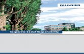 Corporate Social Responsibility · 2018-04-05 · Activité entrepreneuriale responsable ou Corporate Social Responsibility (CSR) chez Allgaier-Group La société Allgaier Werke GmbH