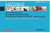 Catalogue Education · 2013-05-08 · fundamental principles of ultrasound technology and to demonstrate their implementation ... from simple basic experiments up to sophisticated
