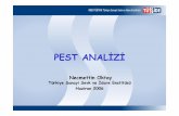 PEST ANALİ - TEPAV...5 Çevre analizi PEST Analizi, Politik, Ekonomik, Sosyal ve Teknolojik faktörlerin incelenerek, önemli ve hemenharekete geçilmesi gerekenleri tespit etmek