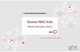 Genian NAC Suite(WNAC)2015 WNAC Suite... · 2019-01-14 · Internal Security Framework 4 WNAC 필요성 WNAC필요성 개인단말의업무활용비율 40.7%(2011년기준) 직장에자신의기기를갖고오는비율