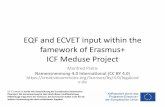 EQF and ECVET input within the famework of Erasmus+ ITIDE … · 2018-10-22 · Aim of ECVET ECVET aims to support the mobility of European citizens, facilitating lifelong learning