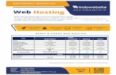 WebHosting · 2019-10-04 · Web Hosting Web hosting adalah sebuah layanan penyewaan tempat Tersedia banyak fitur, di server dengan fasilitas yang di sediakan untuk dapat membangun