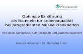 Optimale Ernährung als Baustein für Lebensqualität bei …reversy.com/pdf/2012/optimale-ernaehrung-als-baustein... · 2012-05-08 · Manuel Hilmer und Dr. Hansjörg Knorr Optimale