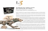 Scoperti tre robot creati da Leonardo da Vinci - libro_robot-hi.pdf · progettato de Leonardo Scoperti tre robot creati da Leonardo da Vinci Alla libreria Feltrinelli, L3 presenta