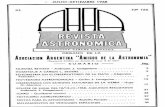RA166 - Asociación Argentina Amigos de la Astronomía · 2017-07-12 · EL (manuales) EL TELESCOPIO DEL AFICIONADO, COMO SE CONSTRUYE J. Texereau Joven NO 5) LA TRAMA DE tos CIEIOS