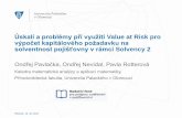 Úskalí a problémy při využití Value at Risk pro výpočet ... · − v odborné literatuře zaměřené na problematiku řízení rizik => užití VaR pro vyčíslení rizika