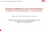 Temporeduktion auf Landstraßen - Umweltbundesamt · HC PKW-Otto; Institut für Verbrennungskraftmaschinen und Thermodynamik 14 ... NOx Emissionen bei Realfahrzyklen zeigen nicht