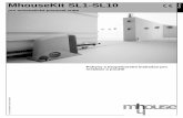 MhouseKit SL1-SL10azpohony.cz/images/pdf/SL1_10.pdfpro automatická posuvná vrata ... 3.3.1 Montáž na vrata bez ozubené tyþe 10 5.6 Diagnostika a signály 26 3.3.2Montáž na