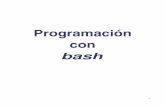 Programación con · 2005-10-07 · Un shell es un programa a medio camino entre el usuario y el sistema operativo. En UNIX hay multitud de shells, pero quizá uno de los más frecuentes