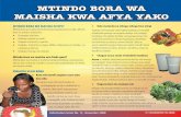 MTINDO BORA WA MAISHA KWA AFYA YAKO - …counsenuth-tz.org/wp-content/uploads/2017/10/Mtindo-Bora...Mtindo bora wa maisha kwa afya yako EpuKa MatuMiZi Ya poMbE Inashauriwa kuepuka