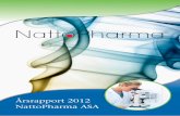 Årsrapport 2012 NattoPharma ASA · 2017-04-29 · av forskningstjenester fra VitaK for minimum 400 000 Euro (ca. NOK 3.0 mill) årlig fra 1. januar 2013. Partene ser svært positivt