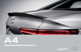 A4microsites.audi.it/cataloghi/accessori/Accessori_A4.pdf · livello in Audi A4 e Audi A4 Avant. Concepite e costruite per grandi prestazioni. Ma non solo. La vasta offerta di Accessori