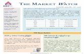 T MarkeT WaTch - KBZSC Market... · 2018-04-20 · မွာကၽြန္ေတာ္တို႔ေအာင္ျမင္စြာlisting ျပဳလုပ္ၿပီးရွယ္ယာေတြစတင္.