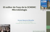 El millor de l’any de la SCMIMC Microbiologia · El millor de l’any de la SCMIMC Microbiologia Ferran Navarro Risueño Servei de Microbiologia. Hospital de la Santa Creu i Sant