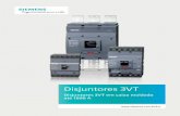Disjuntores 3VT - Siemensa...Disjuntores 3VT em caixa moldada até 1600 A Para manobra e proteção de instalações elétricas de baixa tensão. • Design Compacto • Simples e